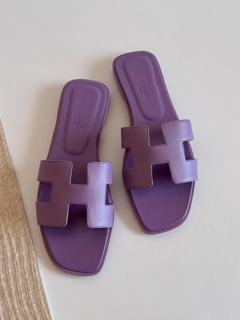 Ladies Hermes flats Lilly Onlines