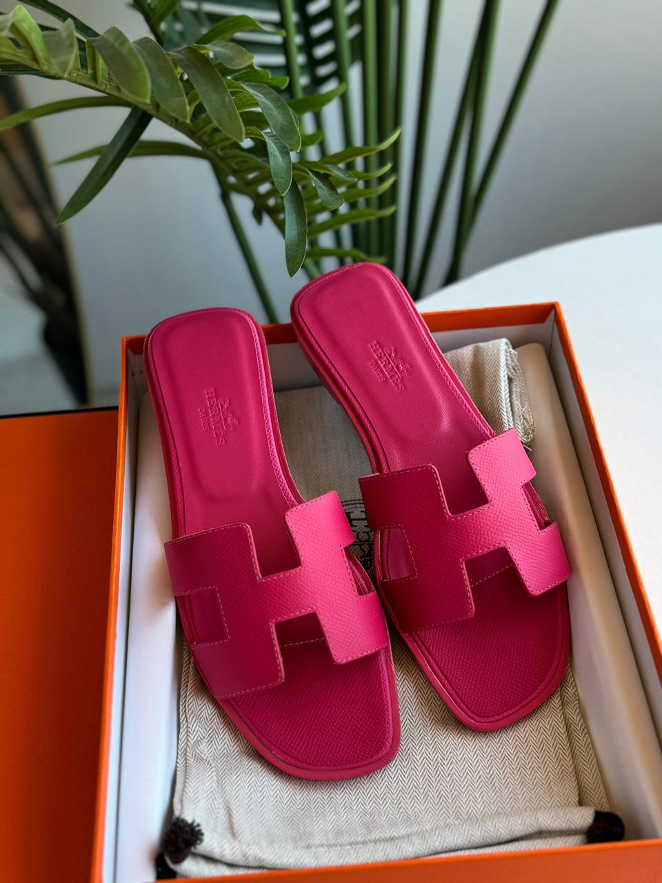Ladies Hermes flats Lilly Onlines
