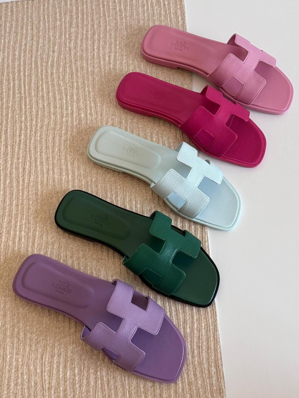 Ladies Hermes flats Lilly Onlines