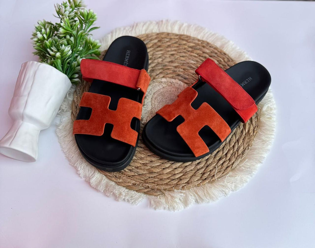 Ladies Hermes flats Lilly Onlines