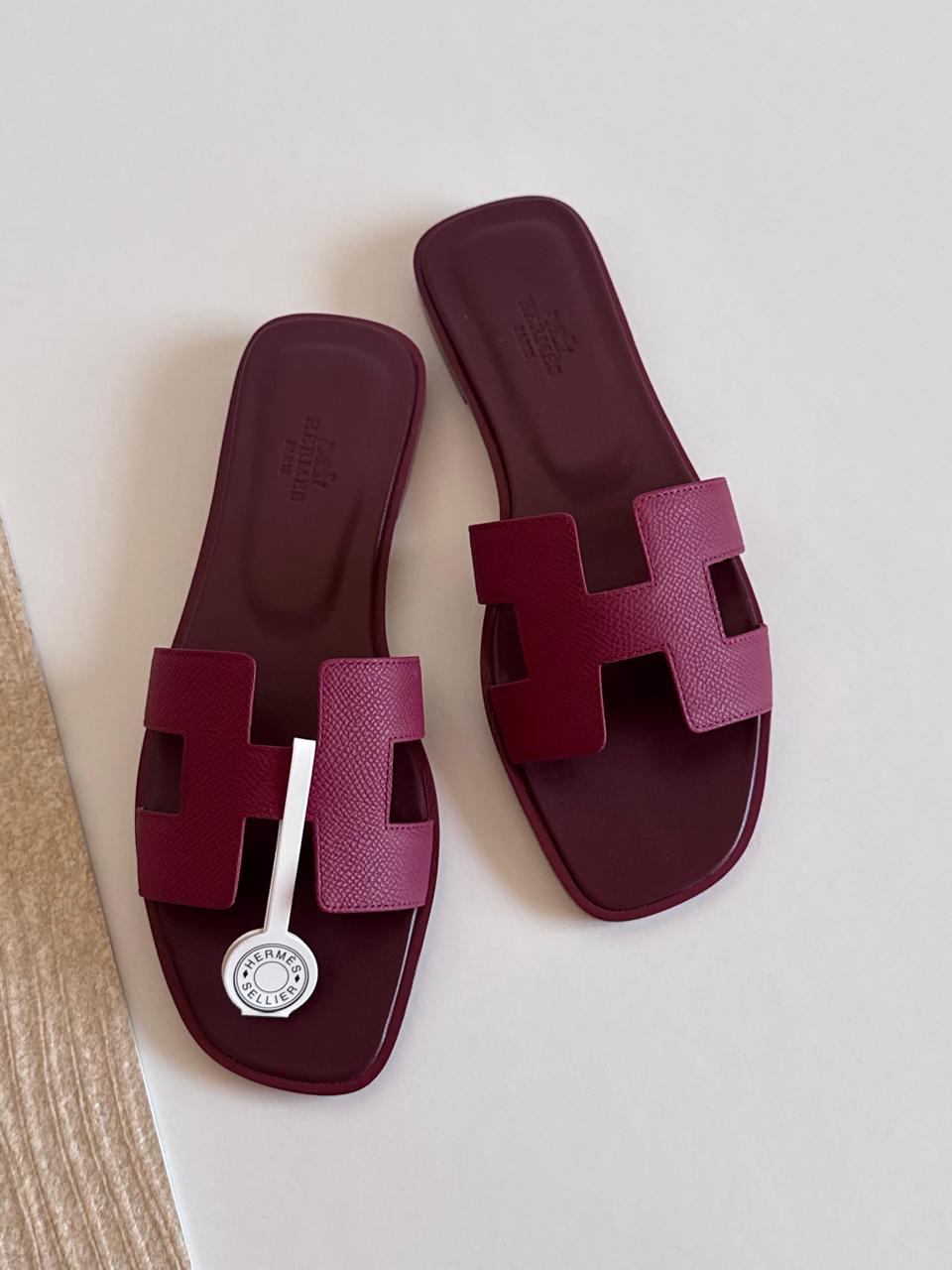 Ladies Hermes flats Lilly Onlines
