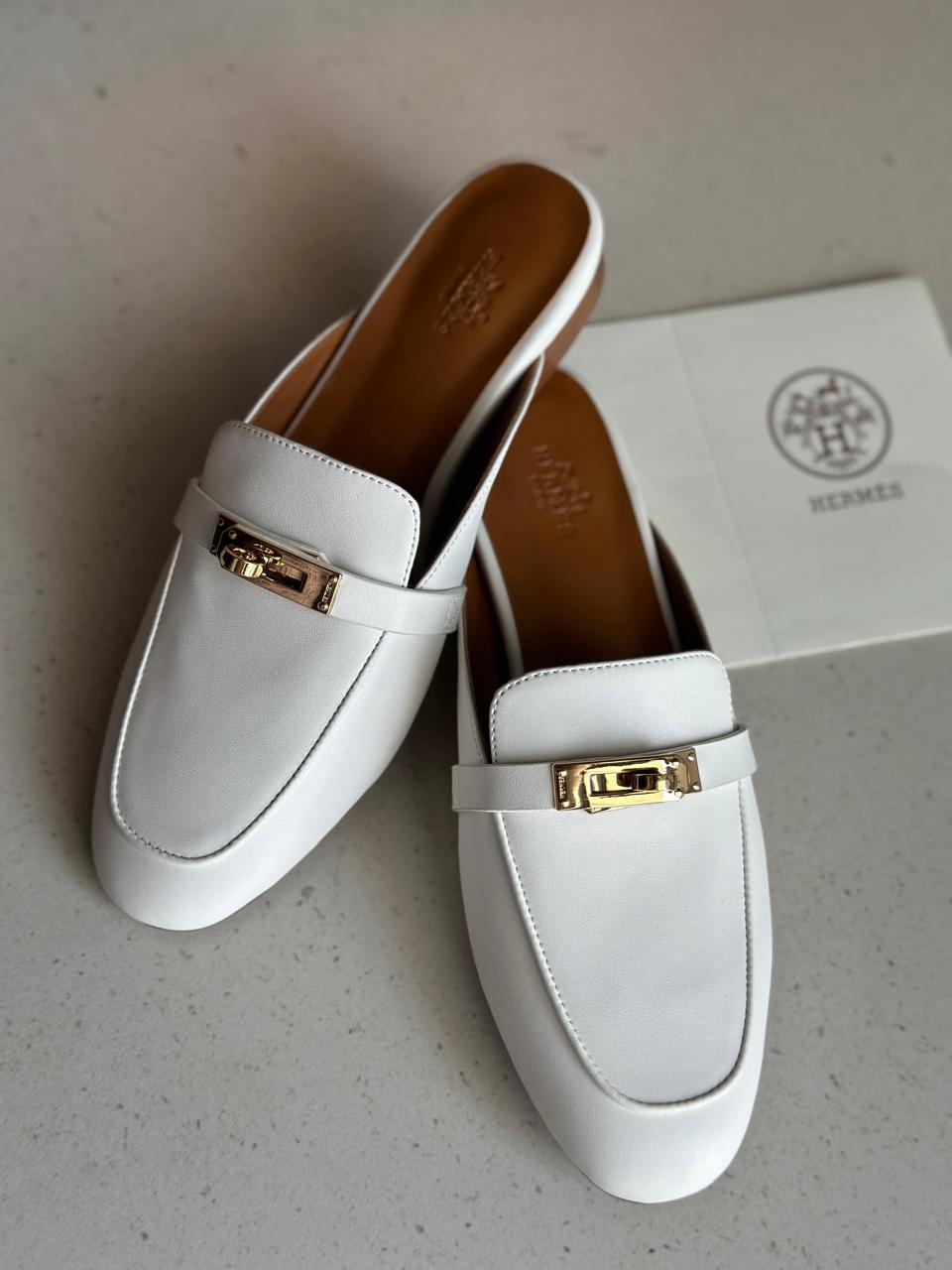 Ladies Hermes flats Lilly Onlines