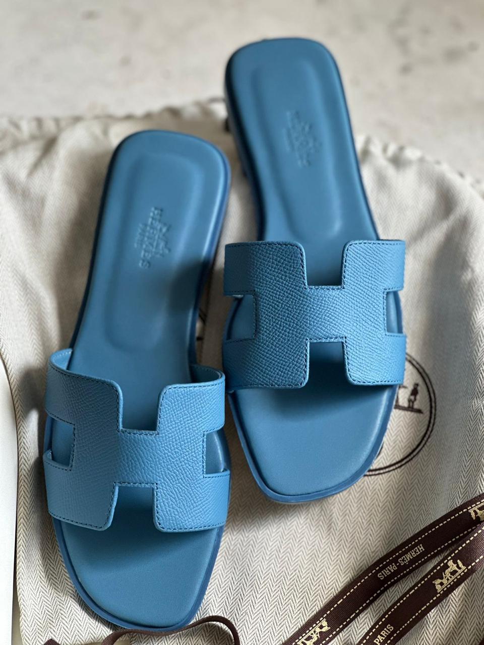 Ladies Hermes flats Lilly Onlines