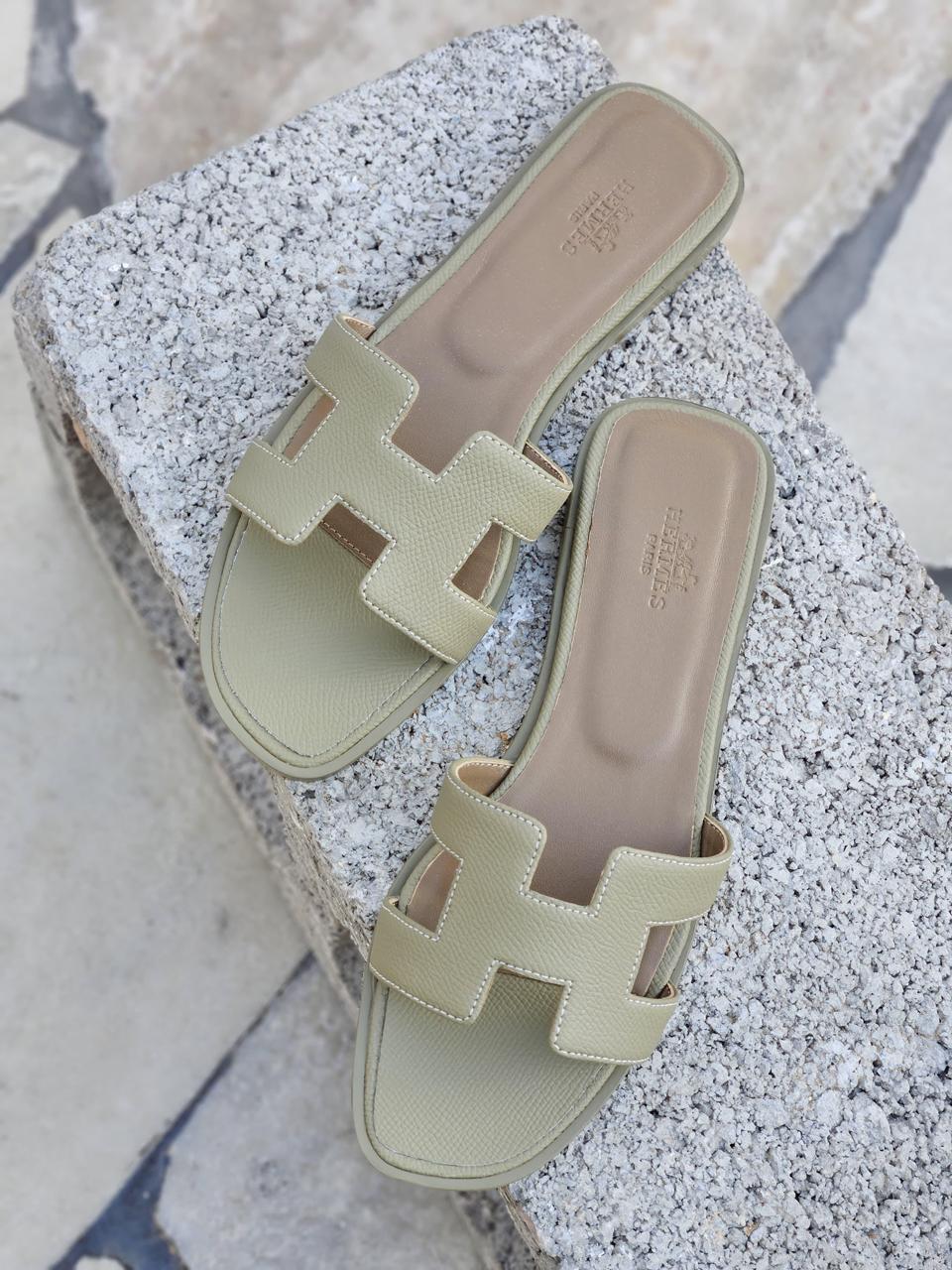 Ladies Hermes flats Lilly Onlines