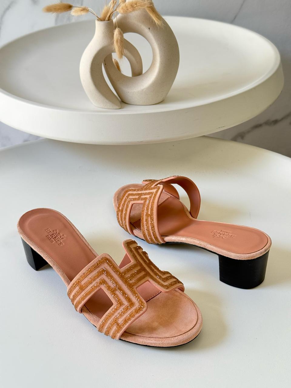 Ladies Hermes flats Lilly Onlines