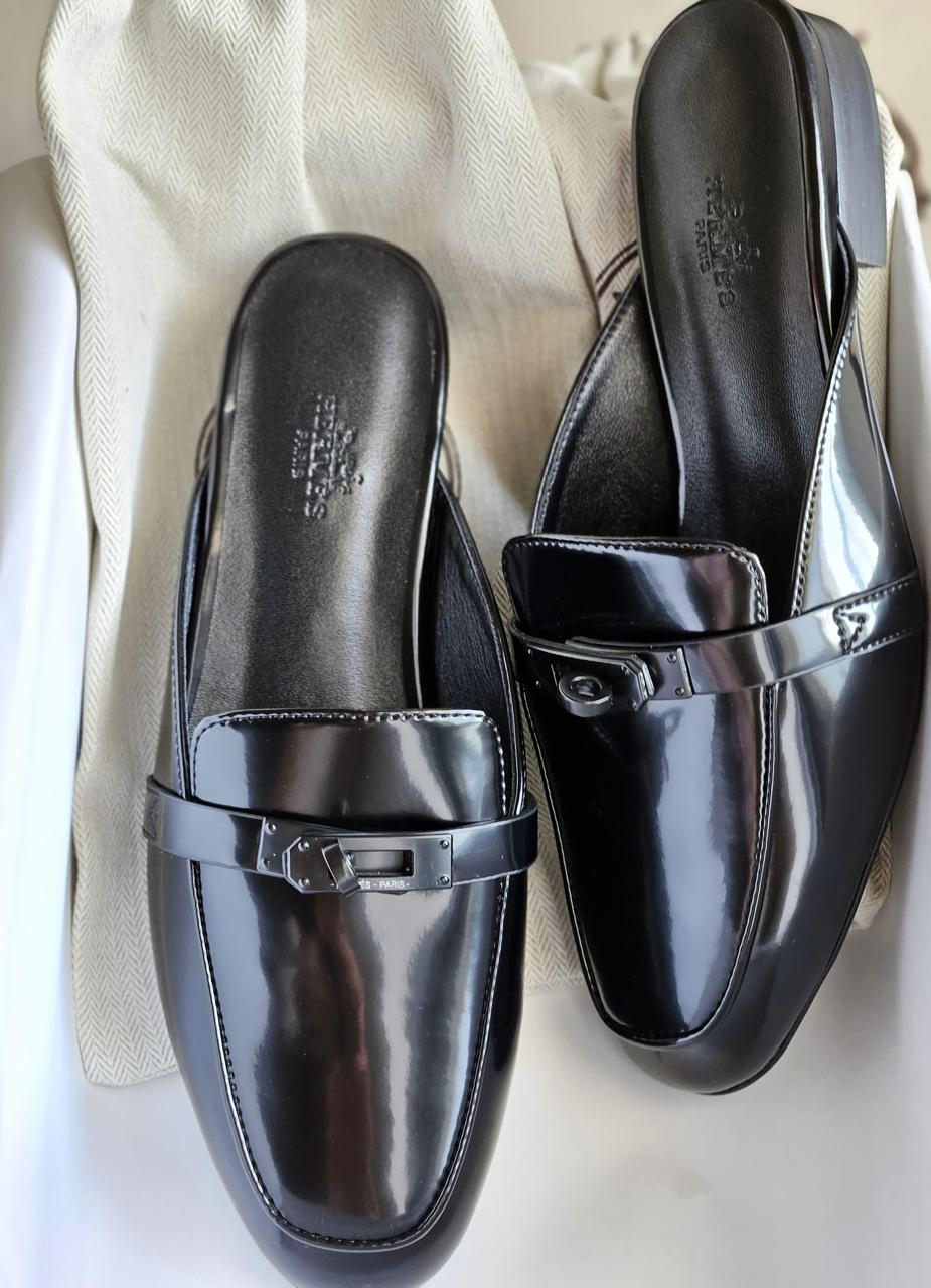 Ladies Hermes flats Lilly Onlines
