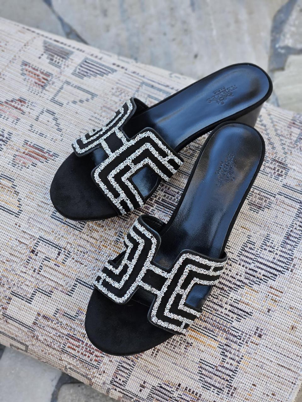 Ladies Hermes flats Lilly Onlines