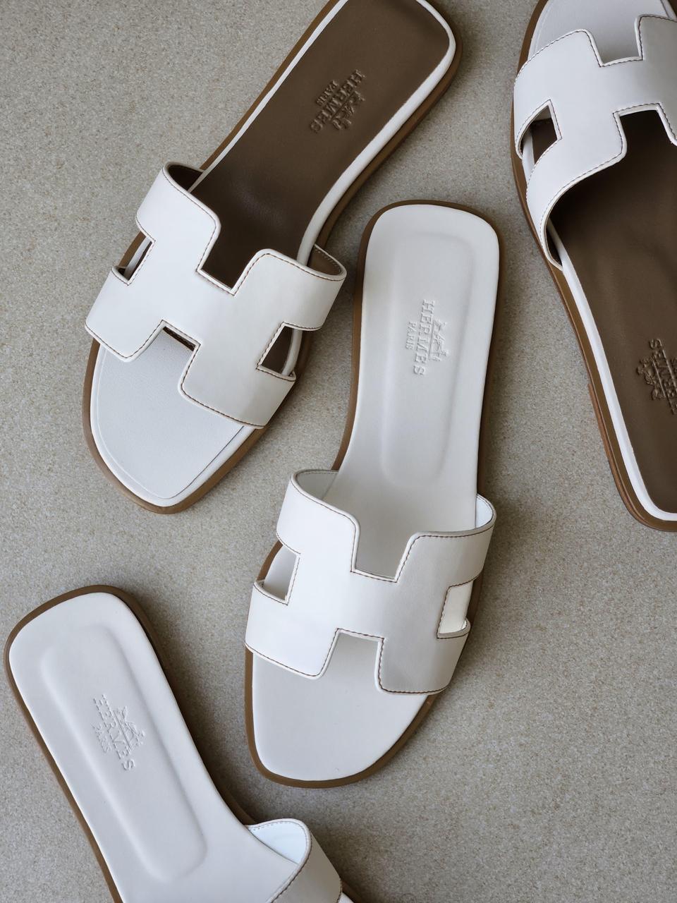 Ladies Hermes flats Lilly Onlines