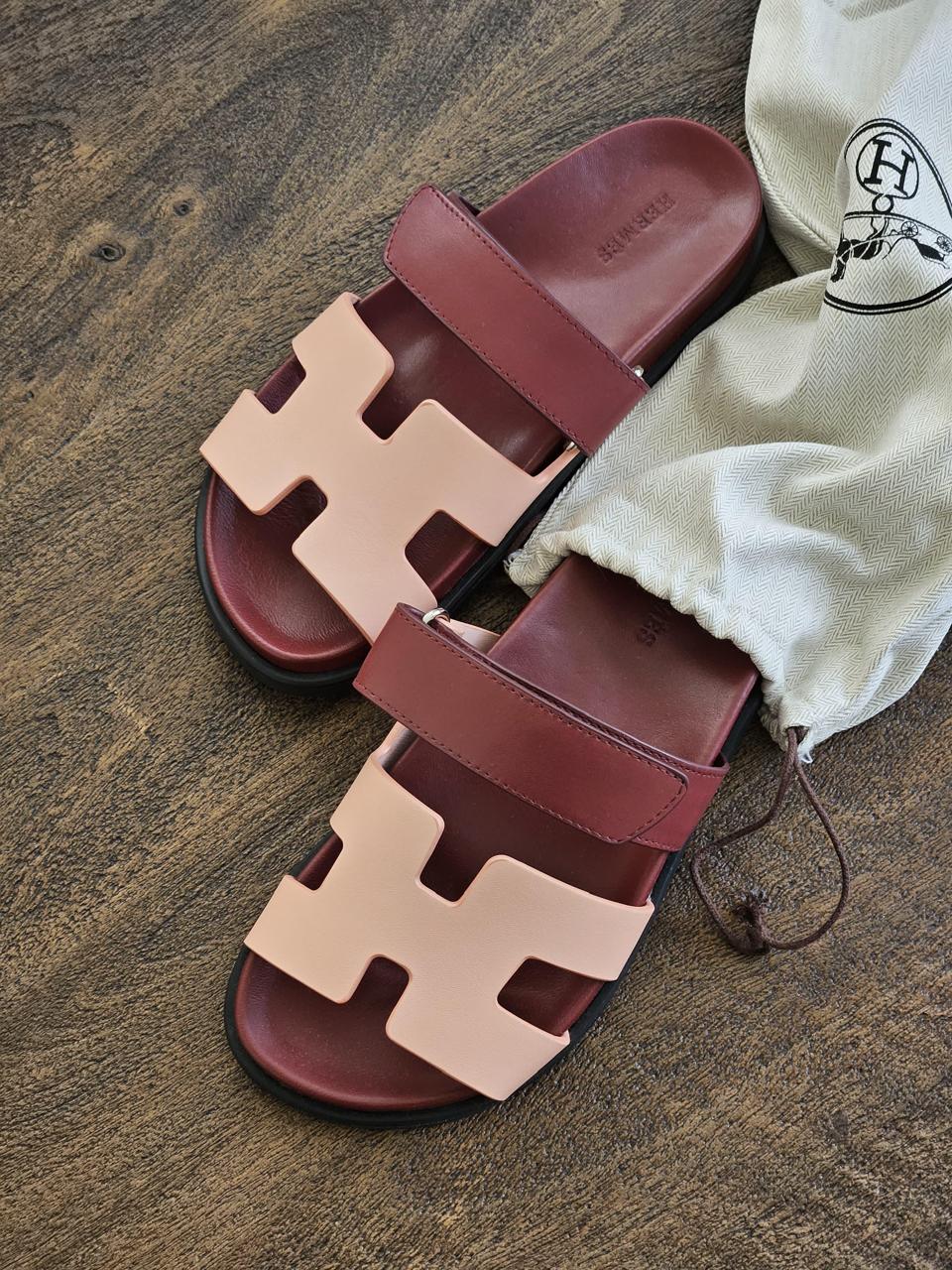Ladies Hermes flats Lilly Onlines