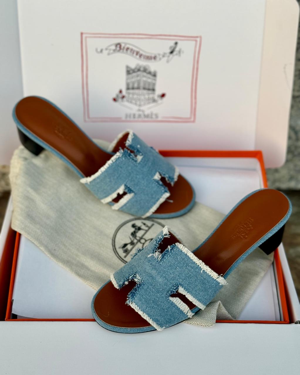 Ladies Hermes flats Lilly Onlines