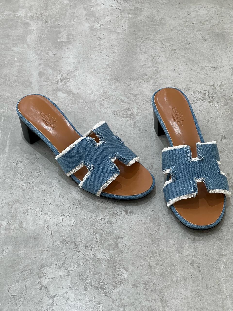 Ladies Hermes flats Lilly Onlines
