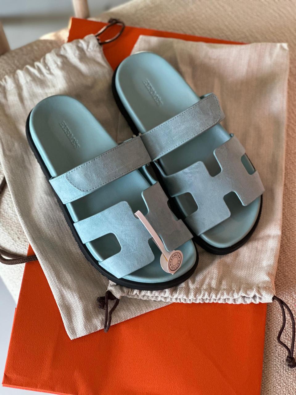 Ladies Hermes flats Lilly Onlines