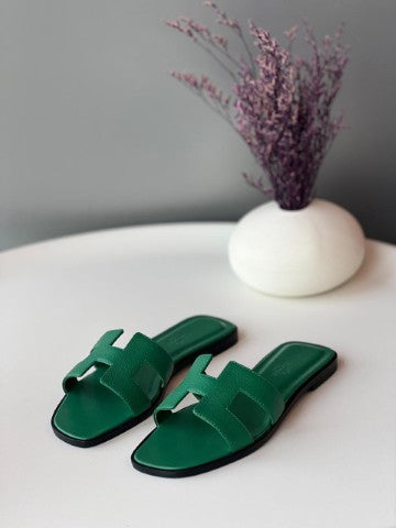 Ladies Hermes flats Lilly Onlines