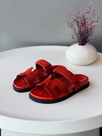 Ladies Hermes flats Lilly Onlines