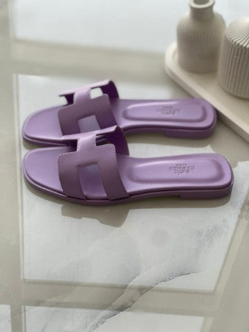 Ladies Hermes flats Lilly Onlines