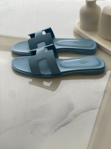 Ladies Hermes flats Lilly Onlines