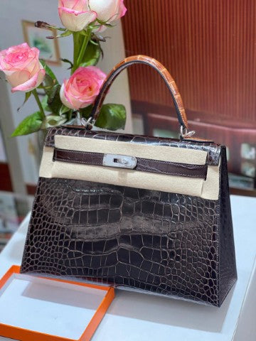 Hermes crocodile bags (VIP) Lilly Onlines