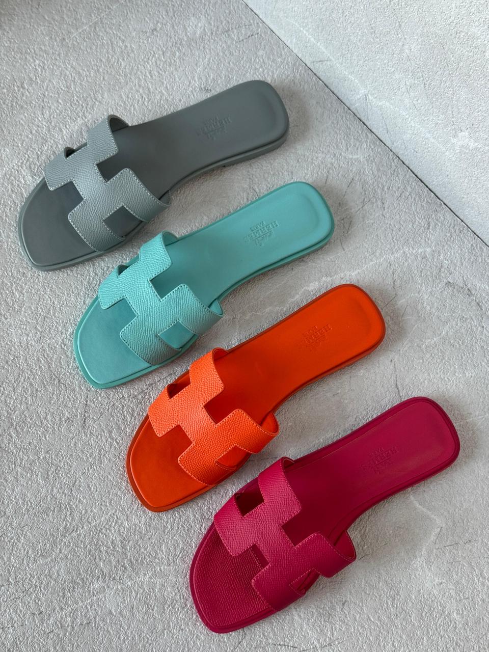 Ladies Hermes flats Lilly Onlines