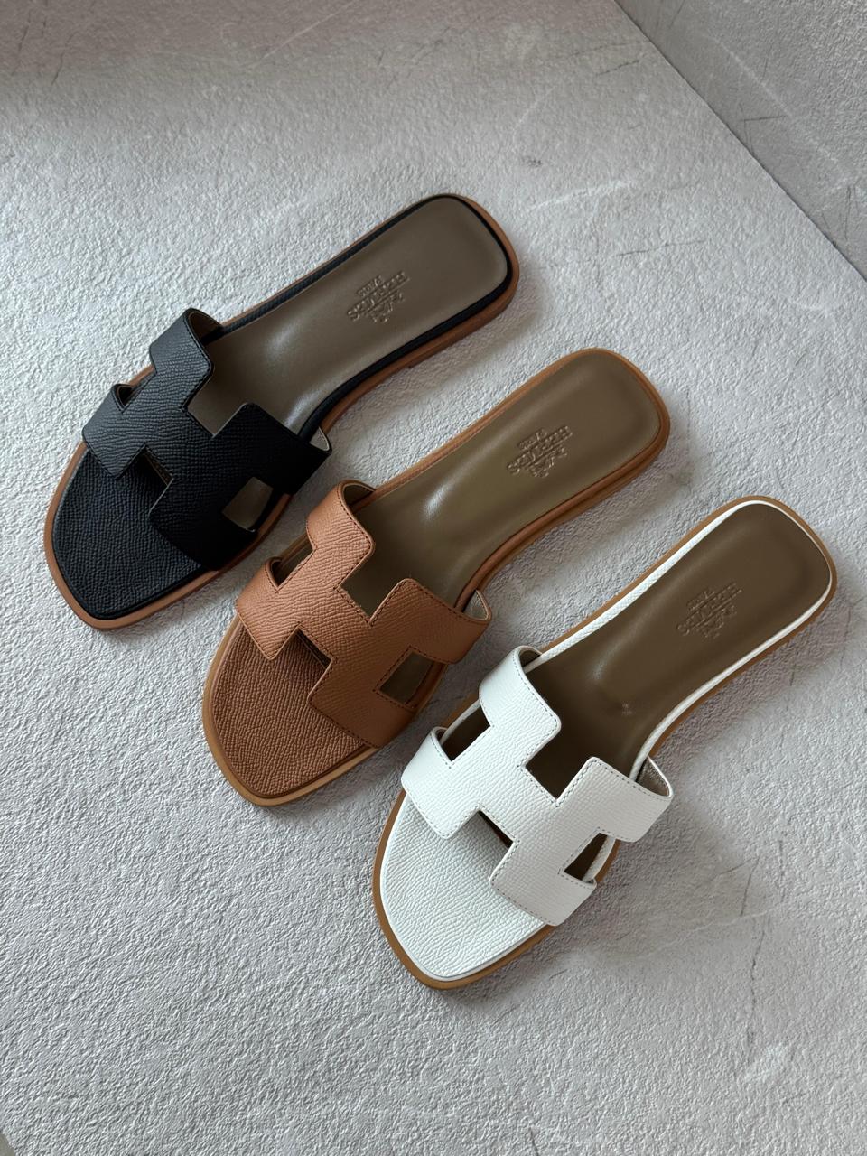 Ladies Hermes flats Lilly Onlines