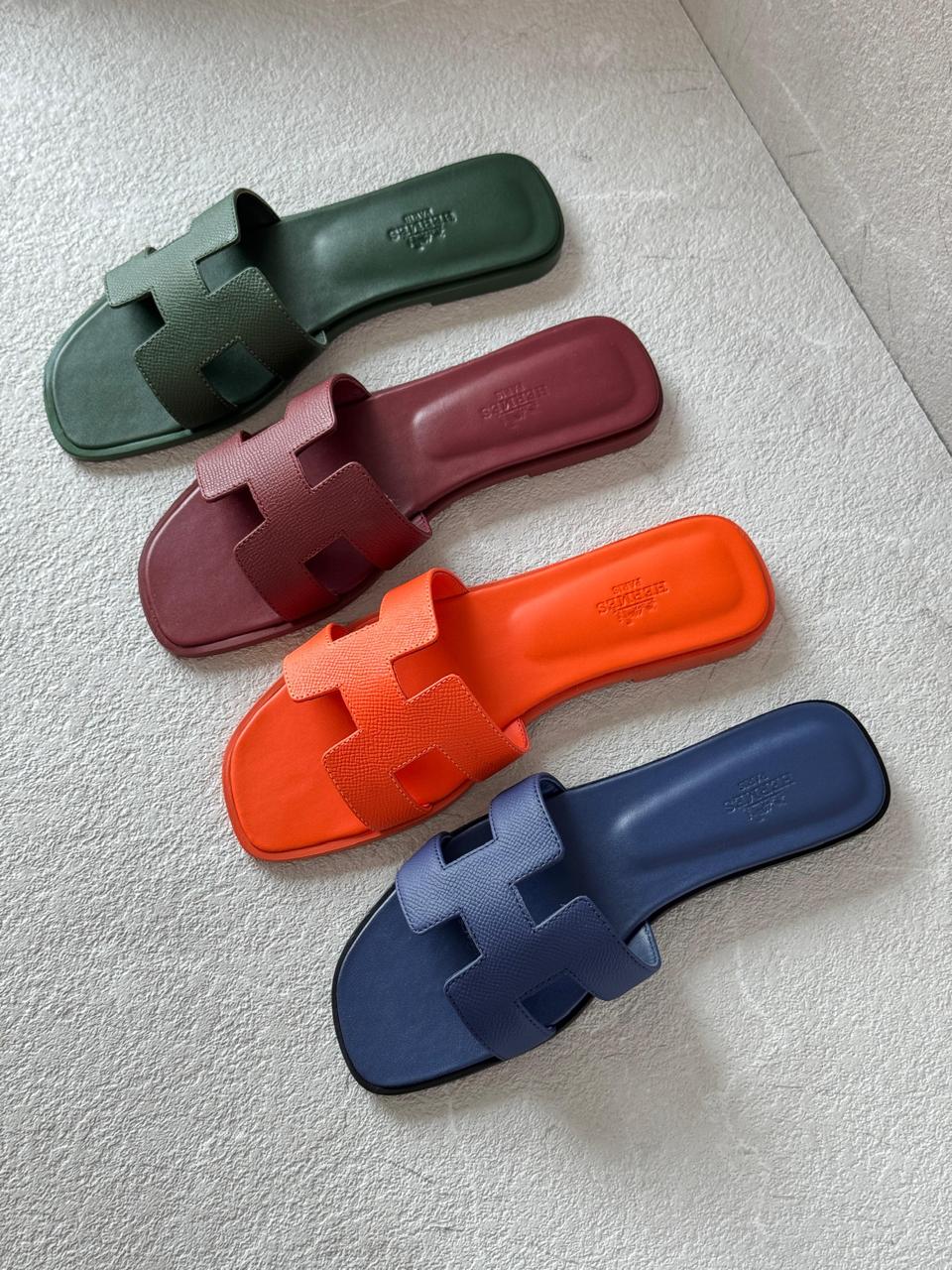 Ladies Hermes flats Lilly Onlines