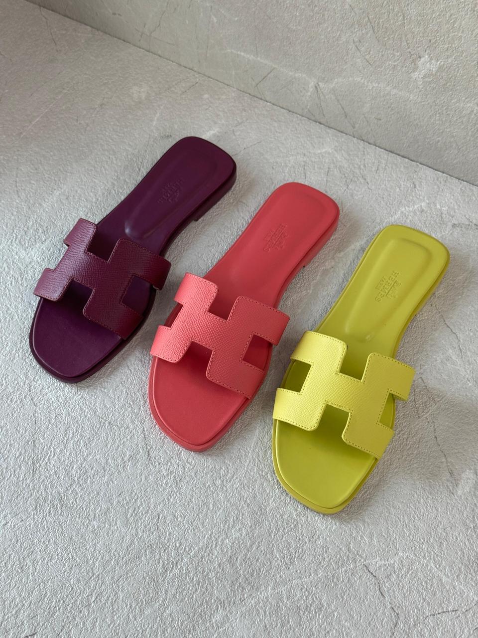 Ladies Hermes flats Lilly Onlines