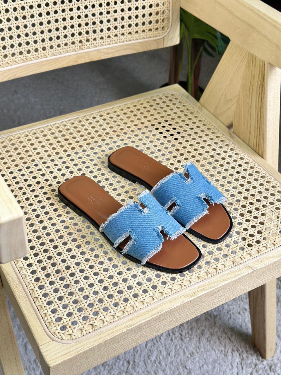 Ladies Hermes flats Lilly Onlines