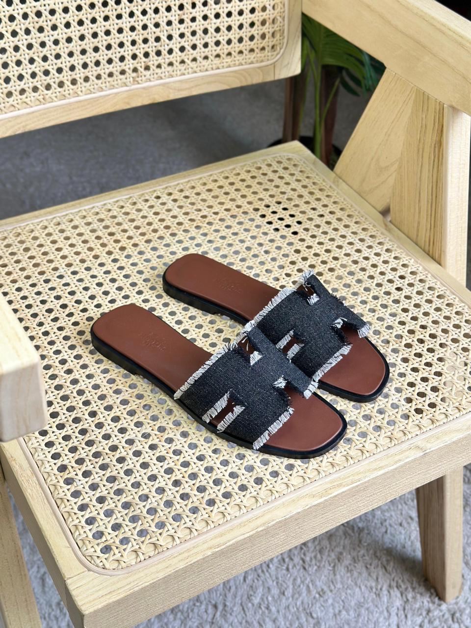 Ladies Hermes flats Lilly Onlines