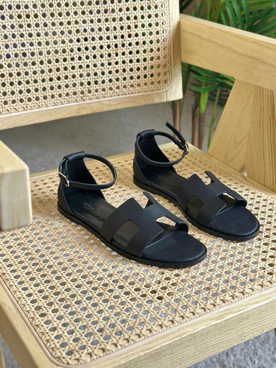 Ladies Hermes flats Lilly Onlines