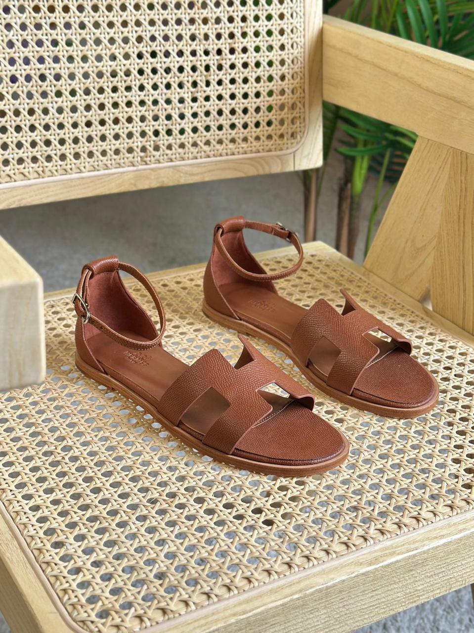 Ladies Hermes flats Lilly Onlines