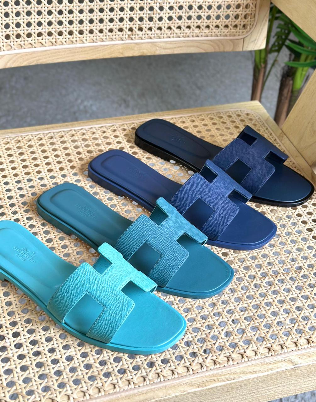 Ladies Hermes flats Lilly Onlines