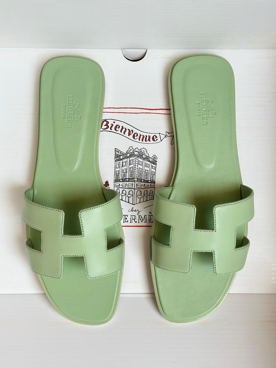 Ladies Hermes flats Lilly Onlines