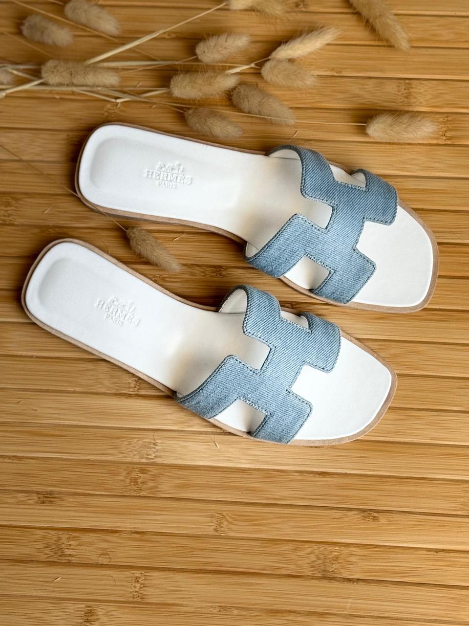 Ladies Hermes flats Lilly Onlines