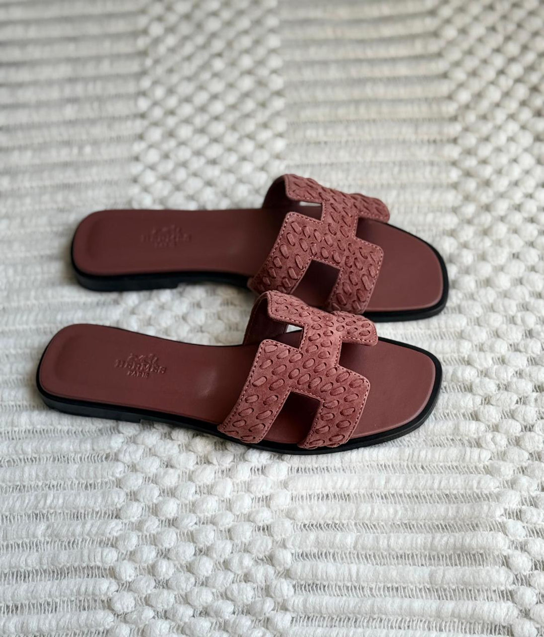 Ladies Hermes flats Lilly Onlines