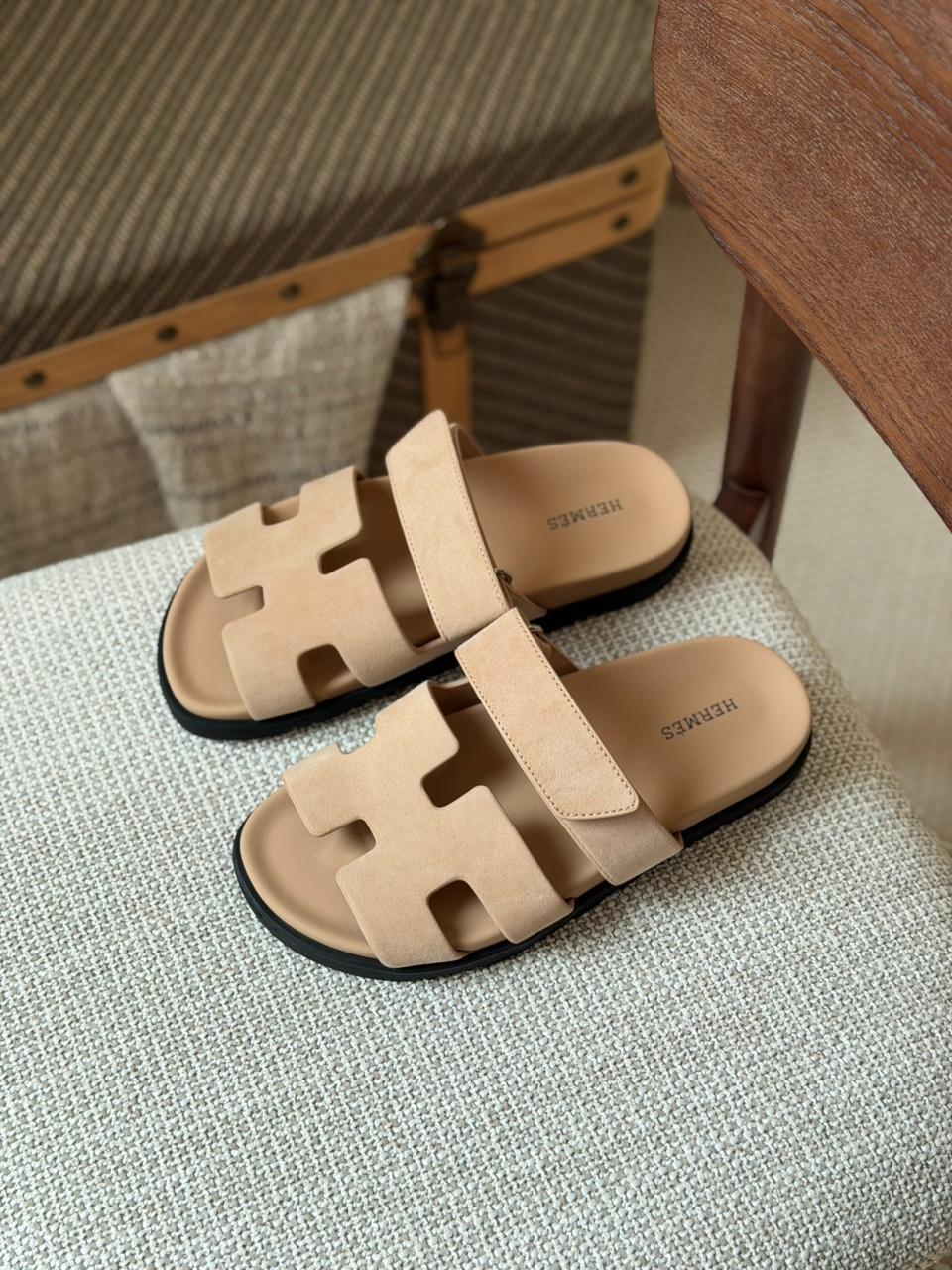 Ladies Hermes flats Lilly Onlines