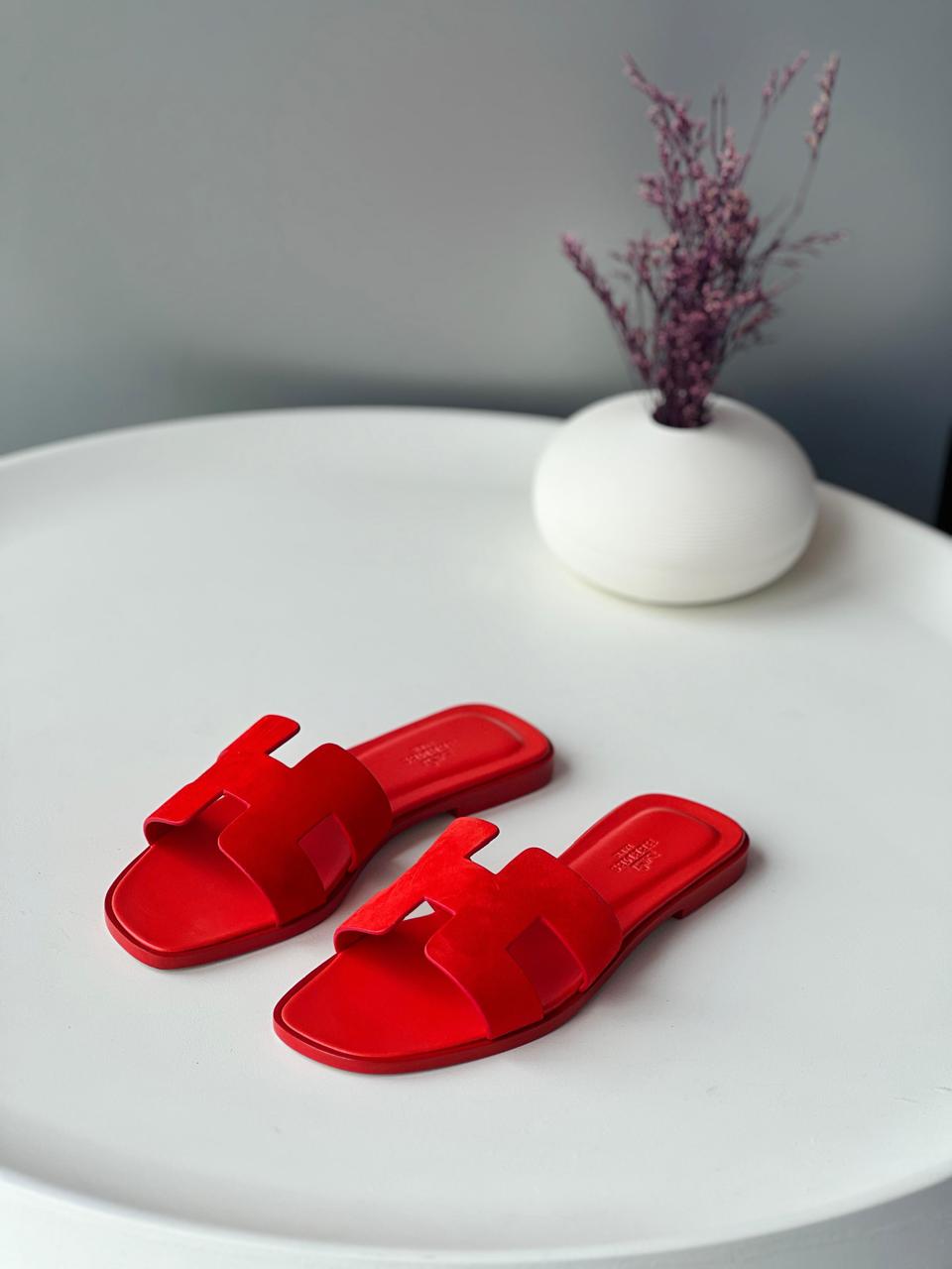 Ladies Hermes flats Lilly Onlines