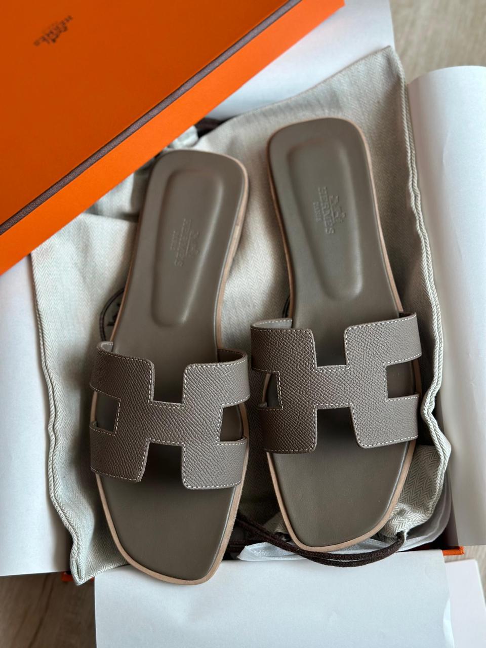 Ladies Hermes flats Lilly Onlines
