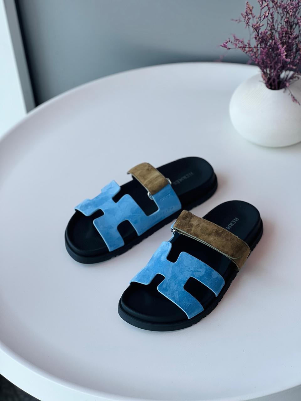 Ladies Hermes flats Lilly Onlines