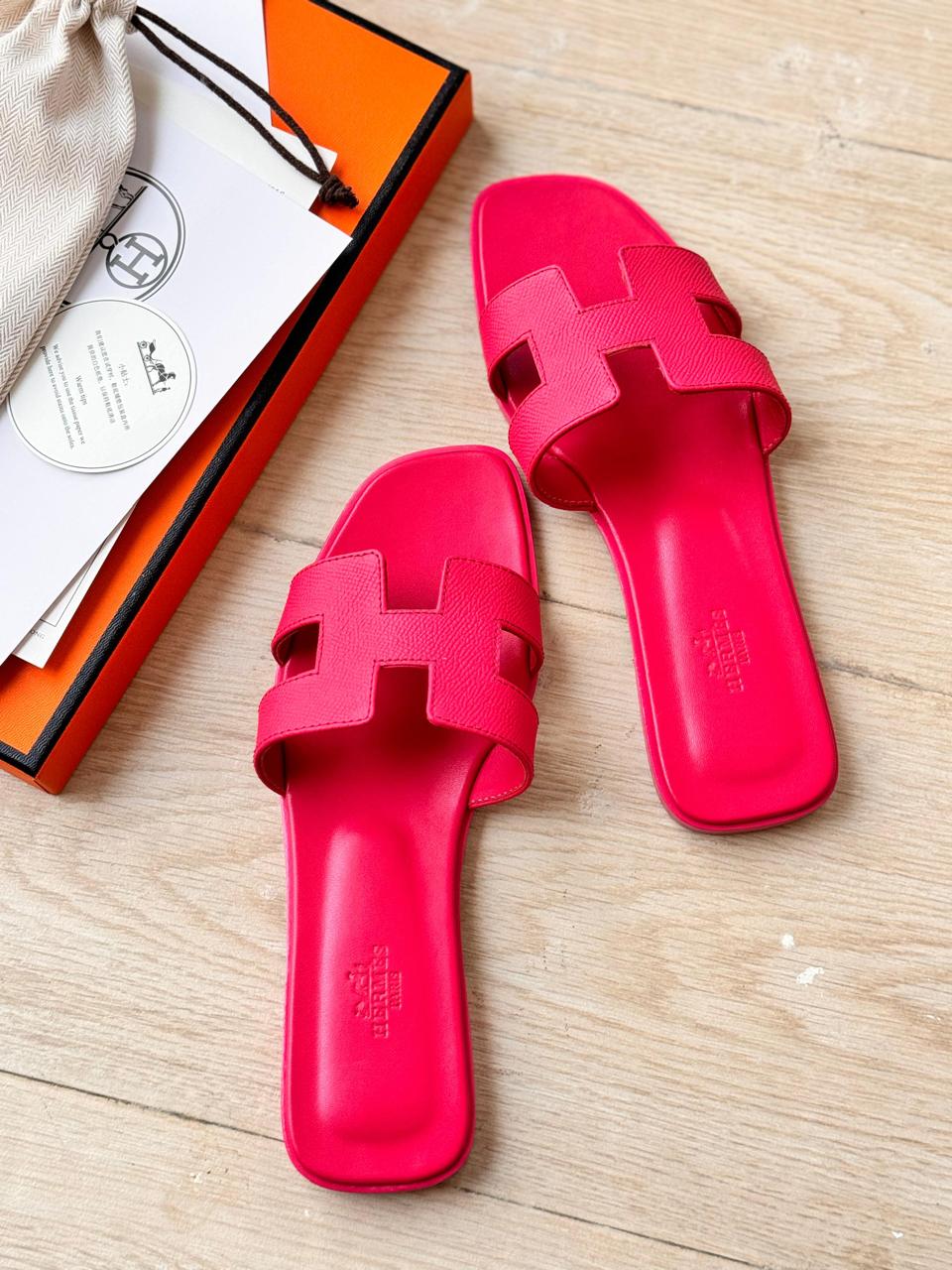 Ladies Hermes flats Lilly Onlines