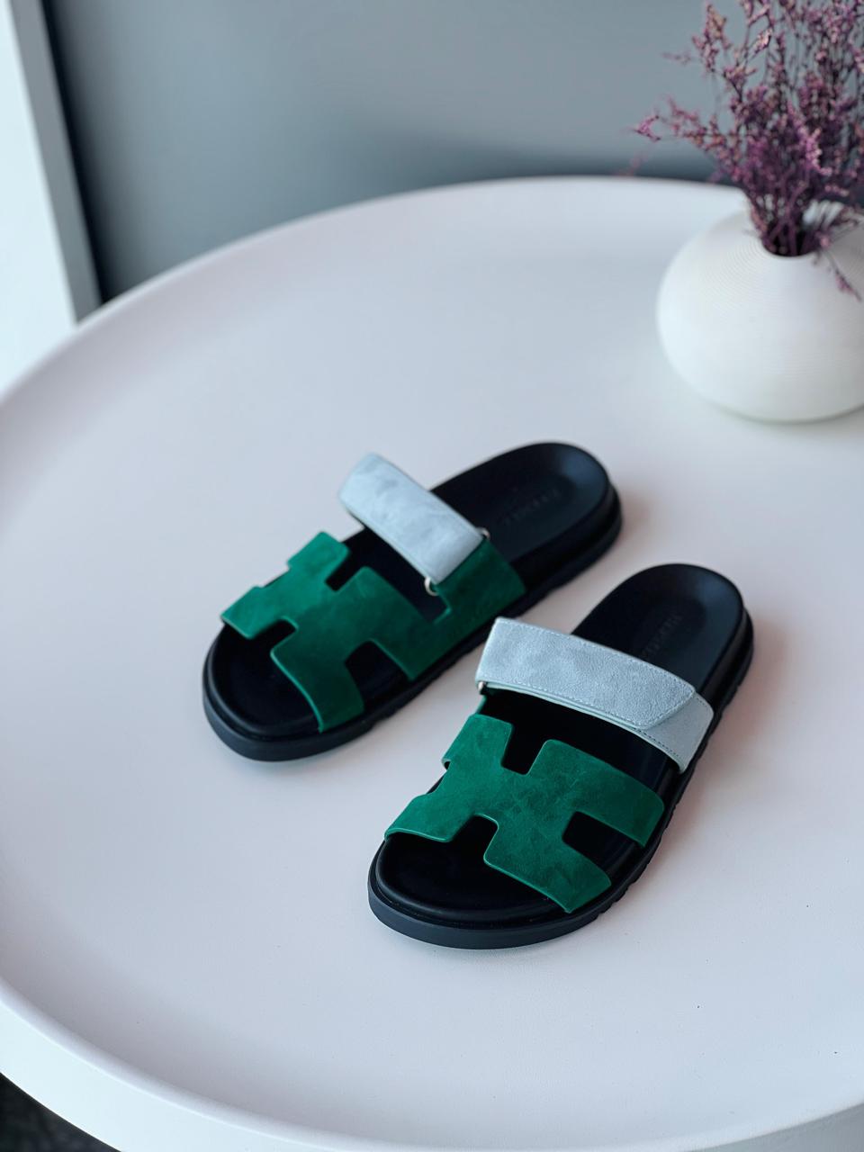 Ladies Hermes flats Lilly Onlines