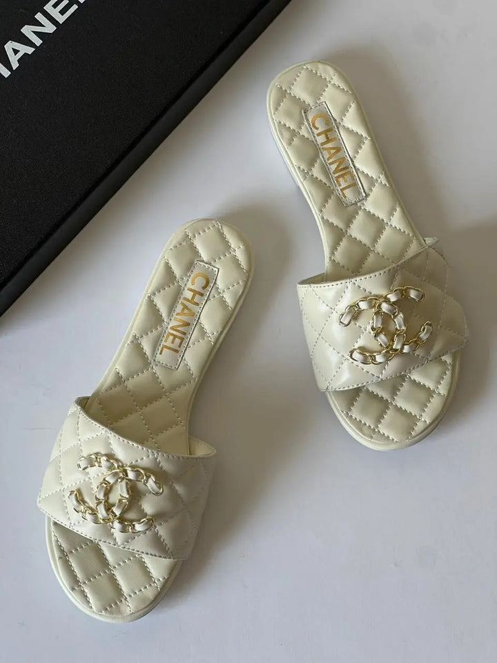 Ladies Flats | Chanel | For Pricing and Order WhatsApp +971581402705 Lilly Onlines