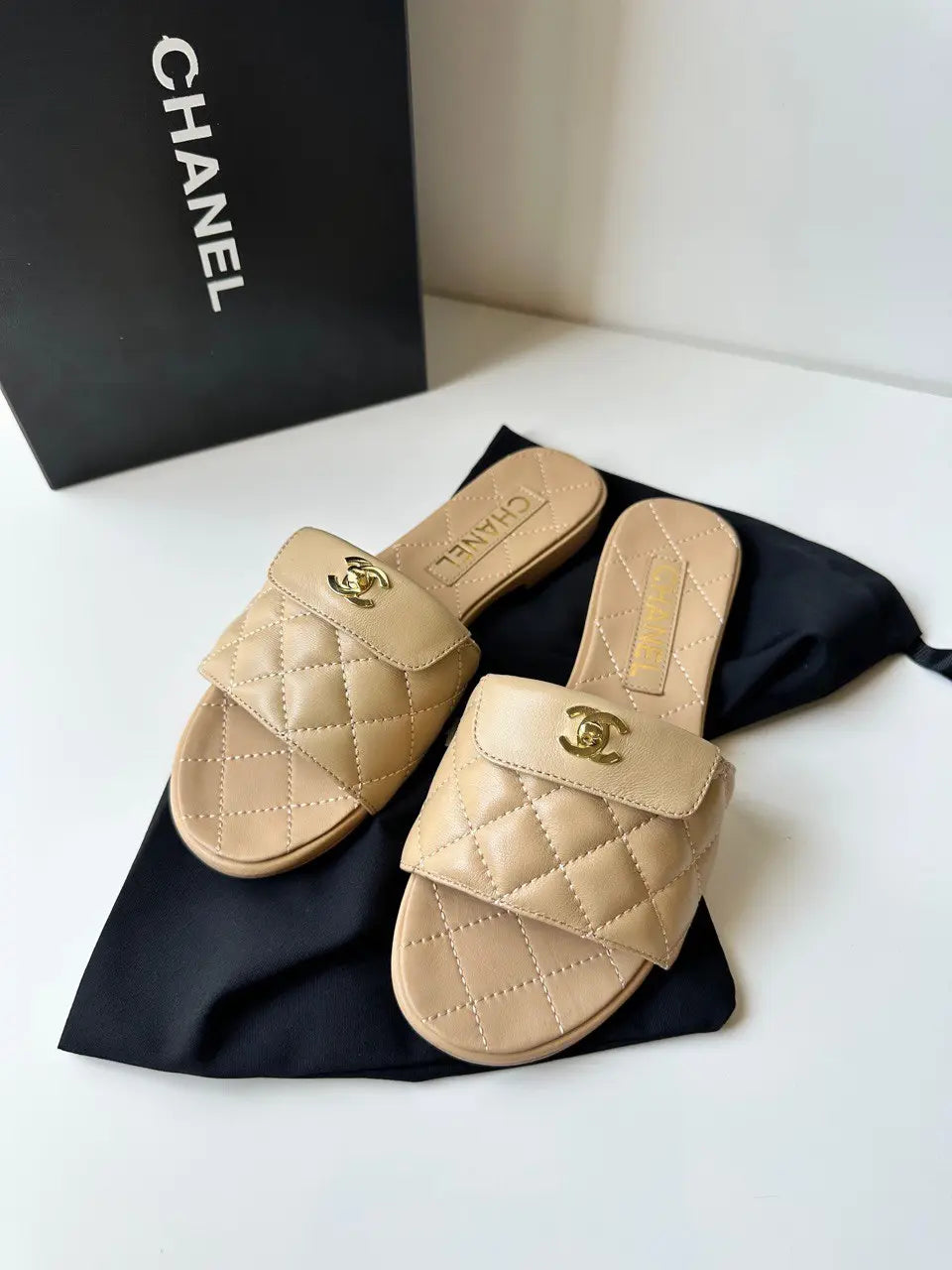 Ladies Flats | Chanel | For Pricing and Order WhatsApp +971581402705 Lilly Onlines