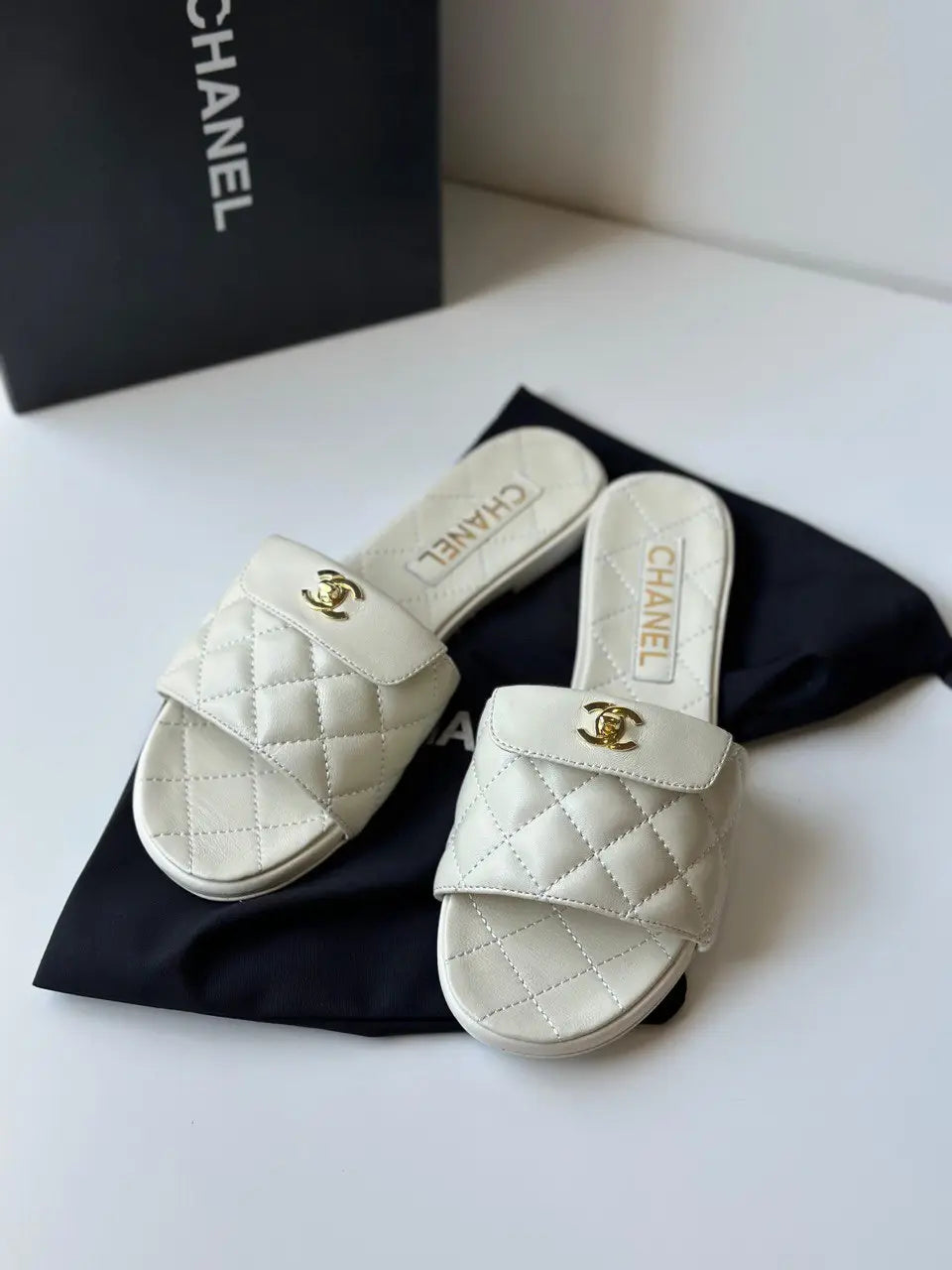 Ladies Flats | Chanel | For Pricing and Order WhatsApp +971581402705 Lilly Onlines
