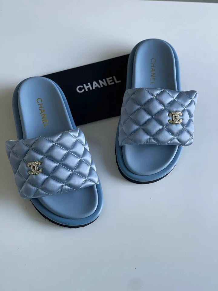 Ladies Flats | Chanel | For Pricing and Order WhatsApp +971581402705 Lilly Onlines