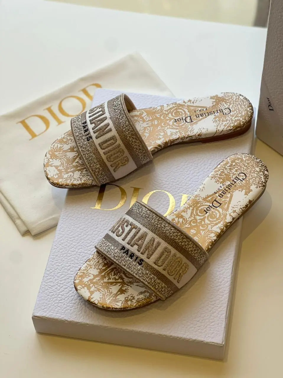 Ladies Flats | Dior | For Pricing and Order WhatsApp +971581402705 Lilly Onlines
