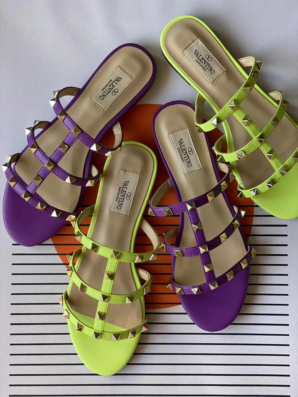 Ladies Flats | Valentino | For Pricing and Order WhatsApp +971581402705 Lilly Onlines