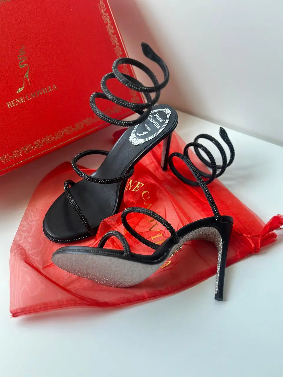 Ladies High Heels | Rene Caovila | Size 36-42 For order, pricing and other information DM us through WhatsApp +971581402705 Lilly Onlines