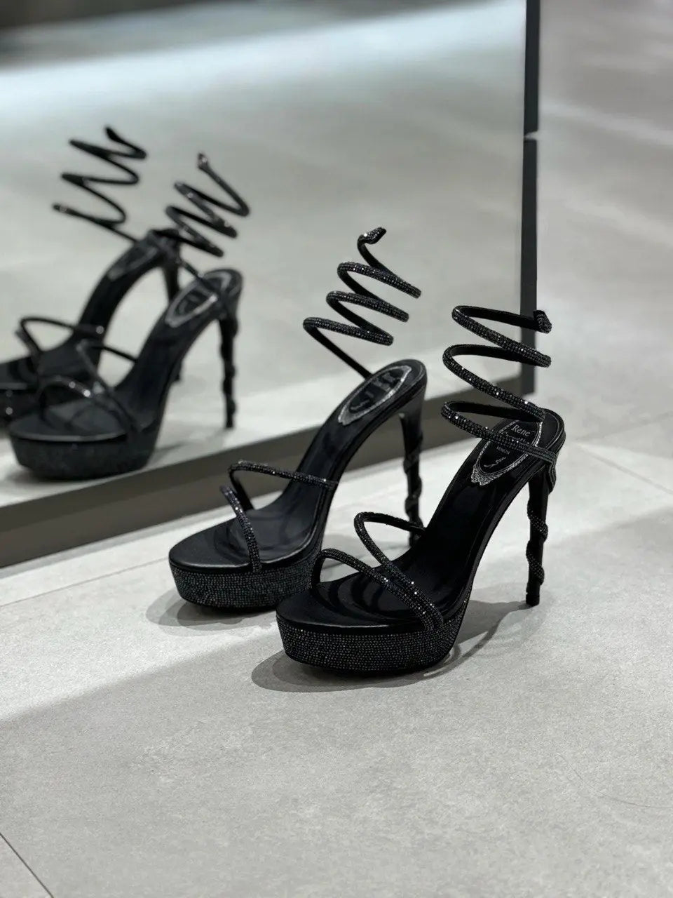 Ladies High Heels | Rene Caovila | Size 36-42 For order, pricing and other information DM us through WhatsApp +971581402705 Lilly Onlines