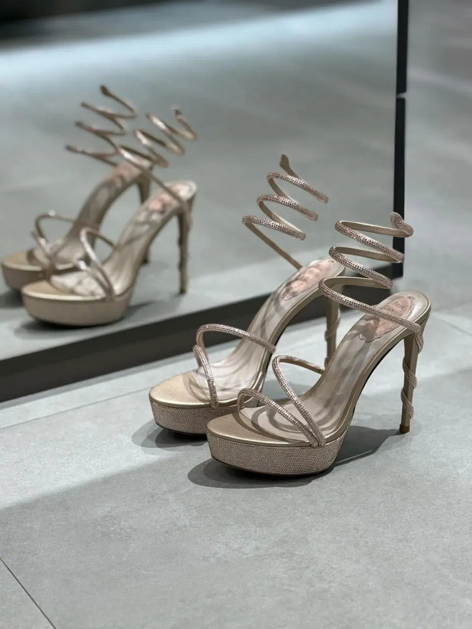 Ladies High Heels | Rene Caovila | Size 36-42 For order, pricing and other information DM us through WhatsApp +971581402705 Lilly Onlines