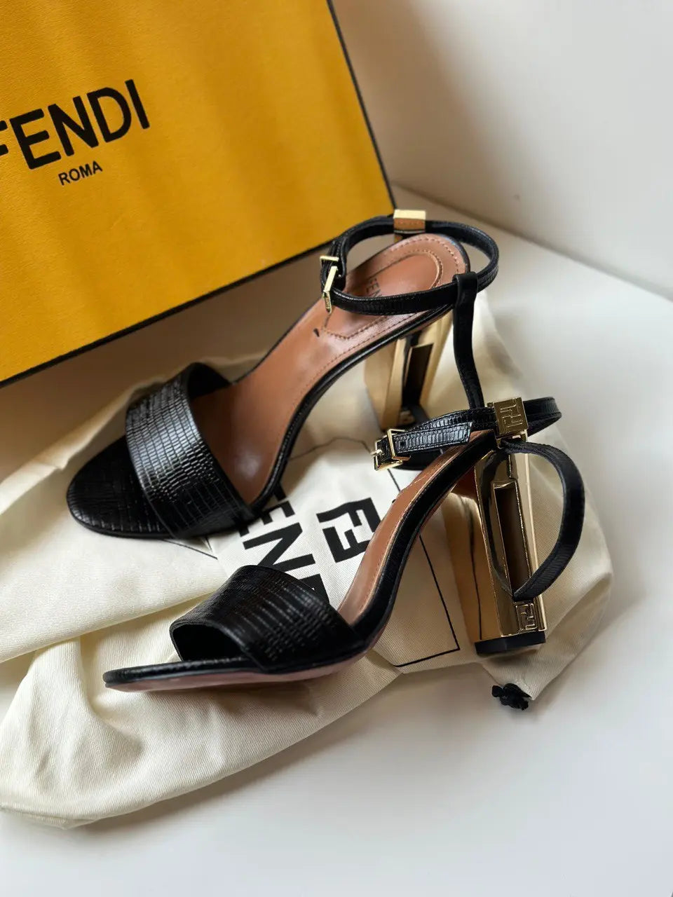Ladies high heels | Fendi | For Pricing and order DM us through Whatsapp +971581402705 Lilly Onlines