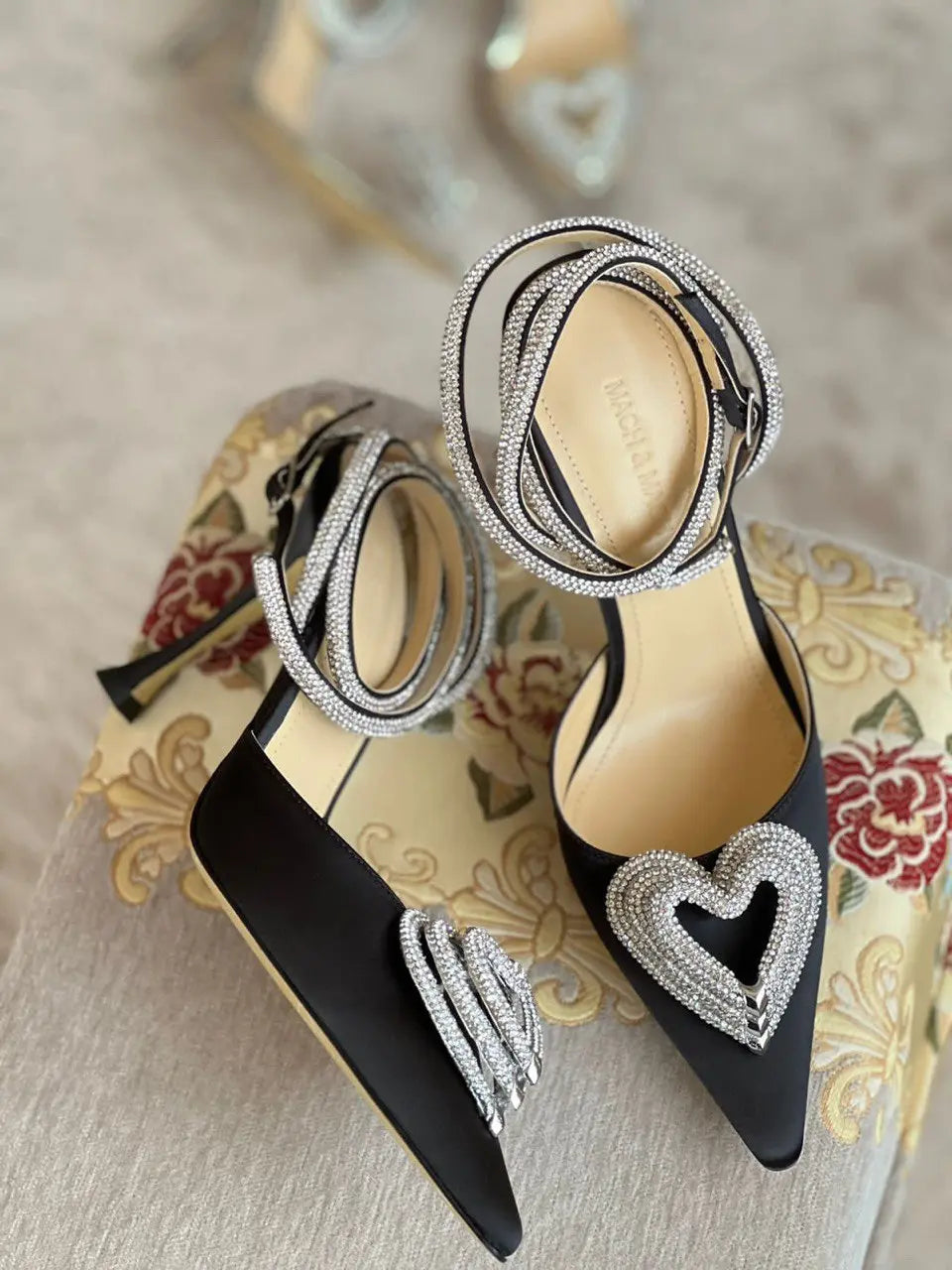 Ladies high heels | Mach & Mach | For Pricing and order DM us through Whatsapp +971581402705 Lilly Onlines